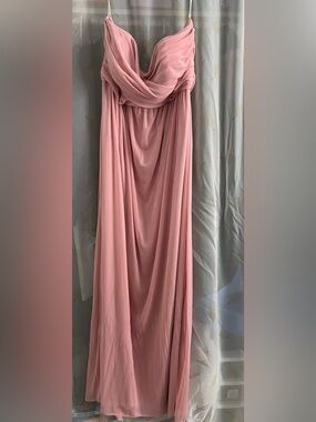 david's bridal lavender haze bridesmaid dresses A-Line Spaghetti Straps Long Satin Junior Bridesmaid Dresses